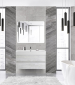 Тумба под раковину Cezares Molveno 46 100 MOLVENO 46-100-2C-SO-LB подвесная Legno Bianco
