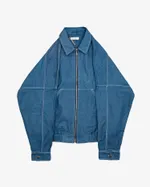Куртка One Two Zip-Up Shirt Jacket Denim Blue