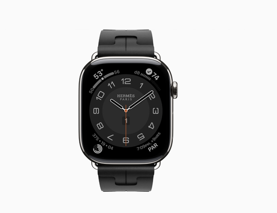 Apple Watch Hermès Series 11 46 mm Kilim Single Tour черный