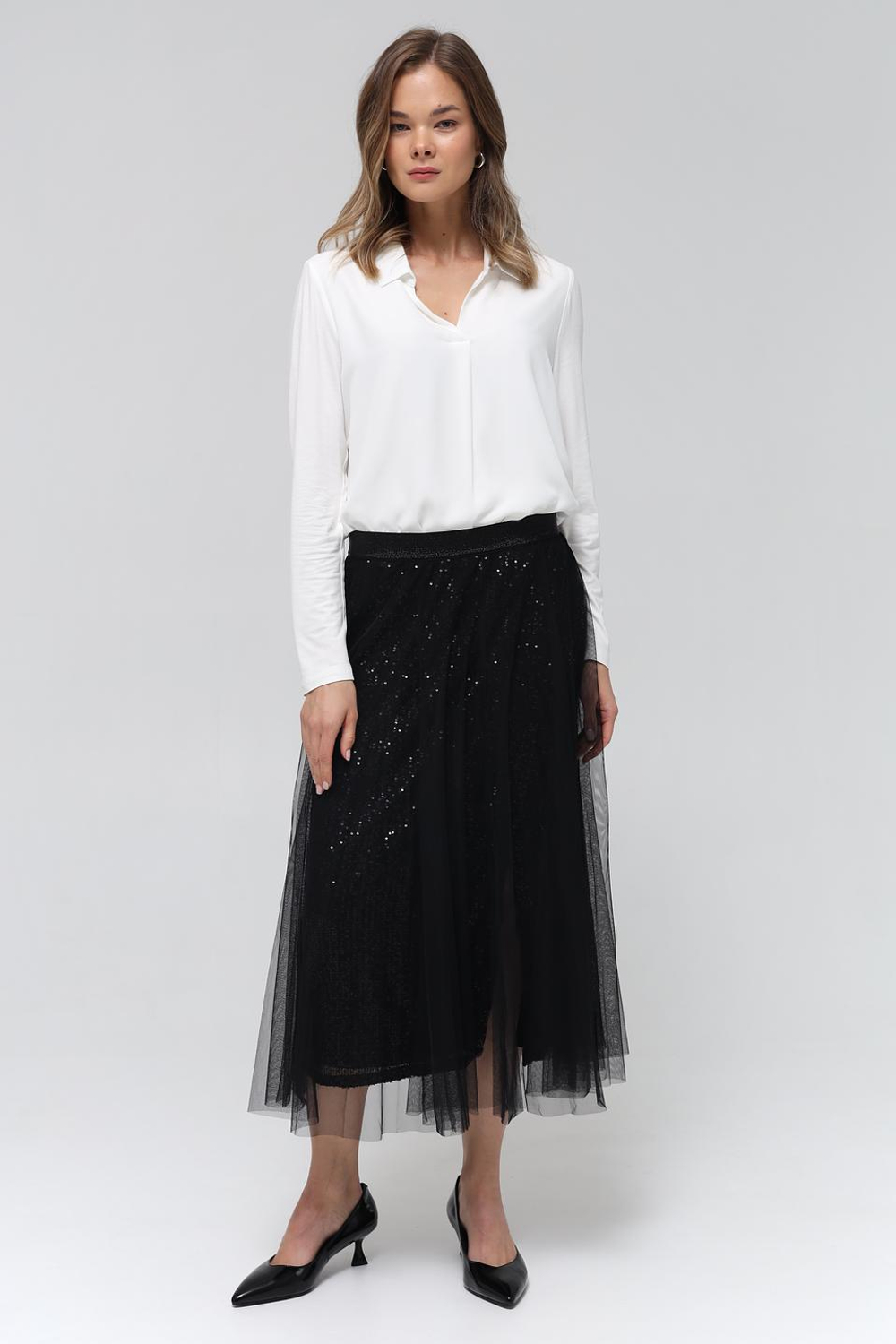 Юбка Marc Aurel 93372 черный паетки