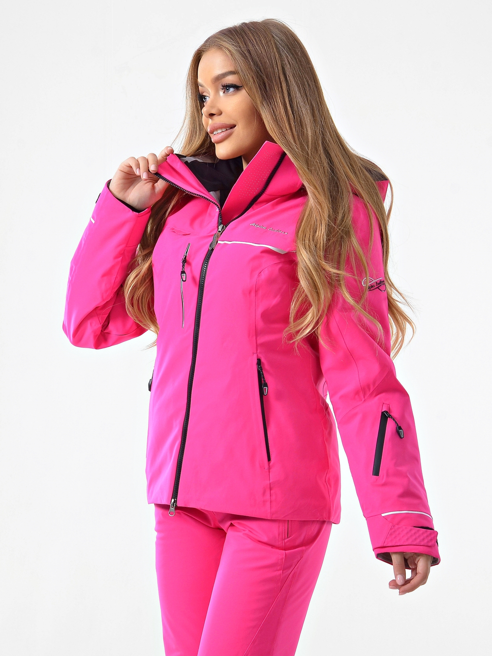 Женская горнолыжная куртка 223/962_11 Розовый