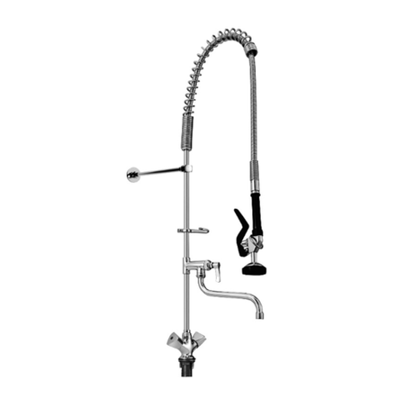 Устройство душирующее AIRHOT PR-350 MT в комплекте со смесителем и краном