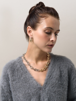 Серьги "Gess" New Bicolor