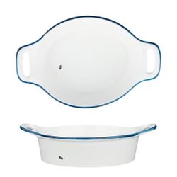Блюдо овальное 33*20,8 см h5,9 см 1600 мл с ручками   P.L. Proff Cuisine [1]