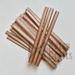 Двухслойный деревянный фитиль без треска