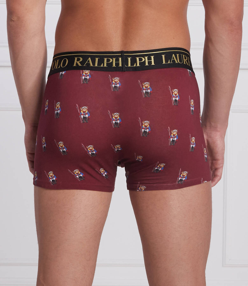 трусики-боксеры 2 шт. POLO RALPH LAUREN - бордовый(714843425)