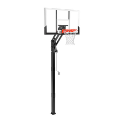 Баскетбольная стационарная стойка, акрил Spalding 54 " Gold In-Ground