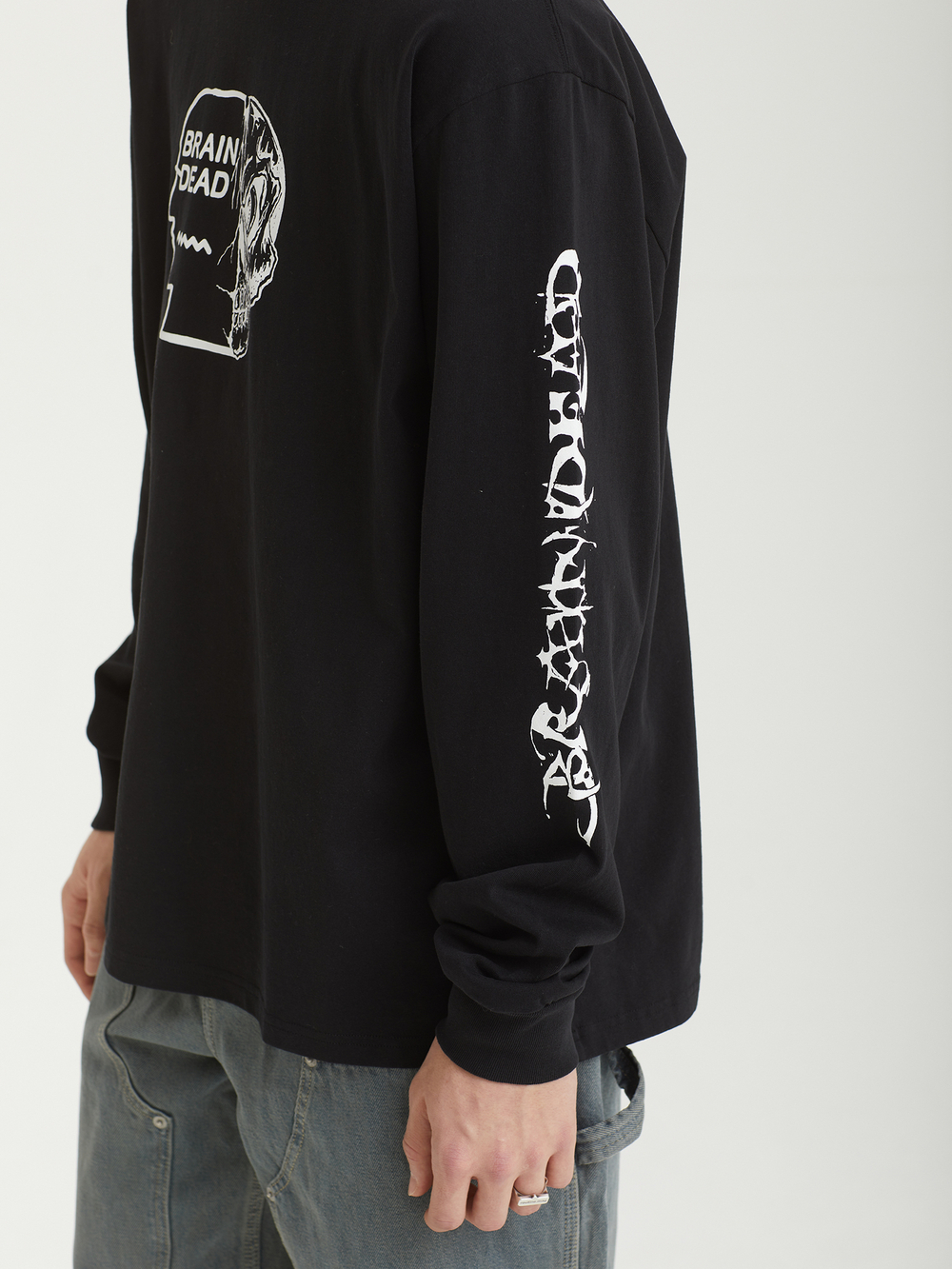 Мужской Лонгслив Skull Mech