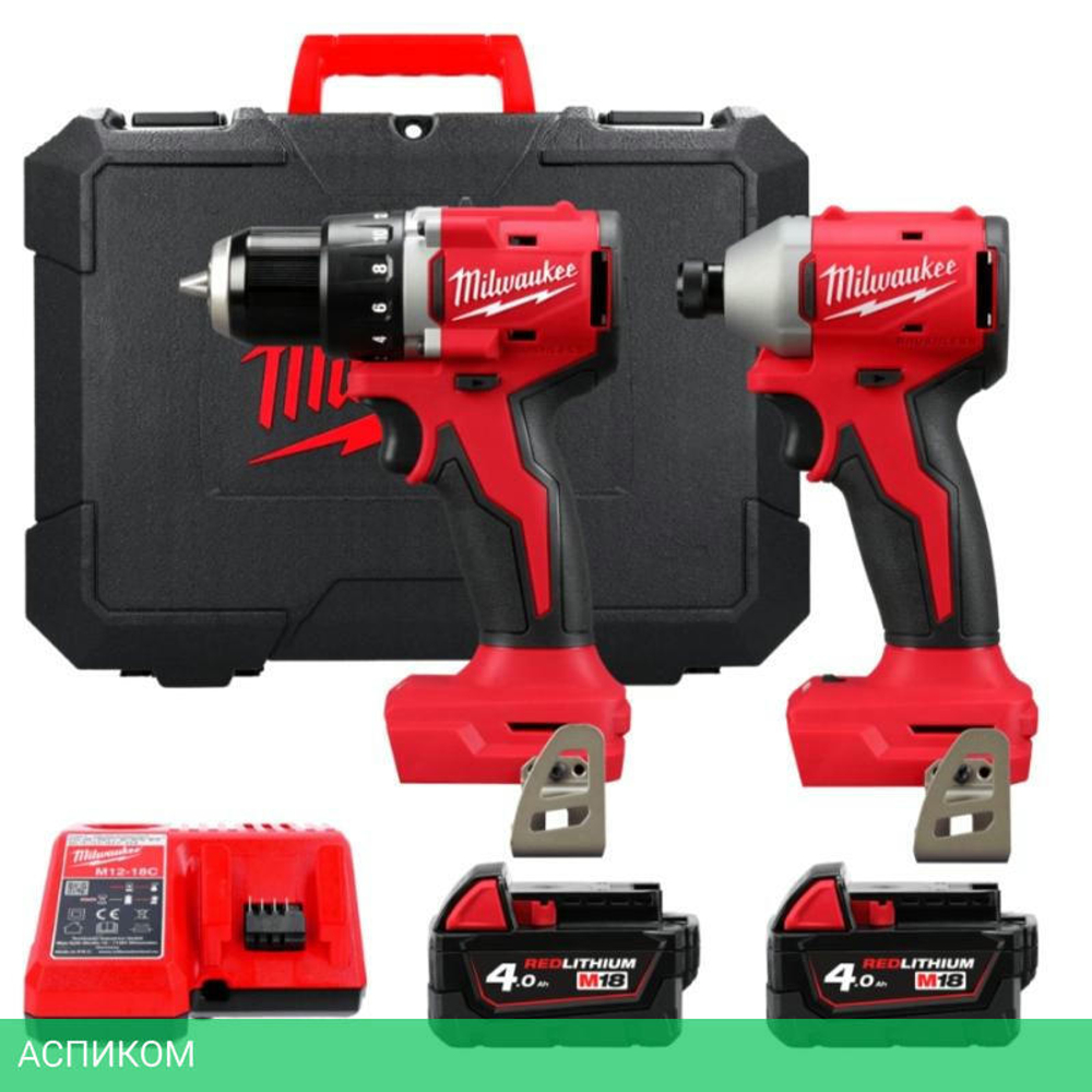 Набор электроинструментов Milwaukee M18 BLCPP2B-402C (4933492836)