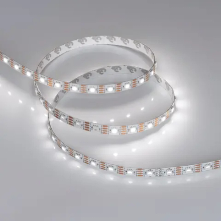 Светодиодная лента SPI-B60-10mm 12V White6000-PX1-RAM (9.3 W/m, IP20, 5060, 5m) (Arlight, бегущий огонь) 037829