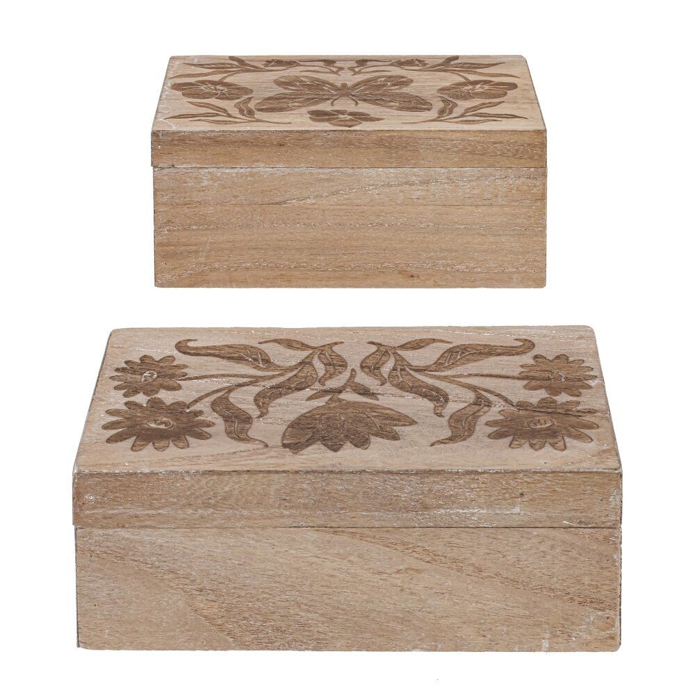 GAEM Набор из 2-х шкатулок, L20 W13 H8,5 см