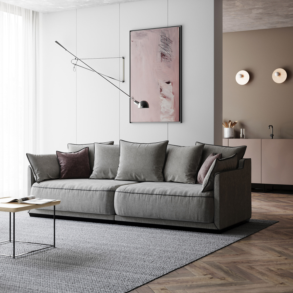 4-х местный нераскладной диван SOHO 823/824