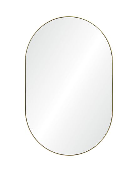 Золотое овальное зеркало “Рейли”