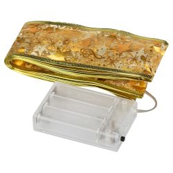 Светодиодная новогодняя гирлянда ЭРА ENIN-30W нить Лента декоративная теплый свет 3 м 30 microled IP20 | Гирлянды