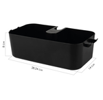 Полка для душа Kvina, цвет базальт, пластик