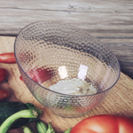 Салатник пластиковый «Grace» 19*14см капельки, прозрачный