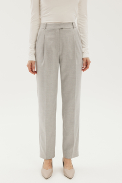 Брюки серые зауженные