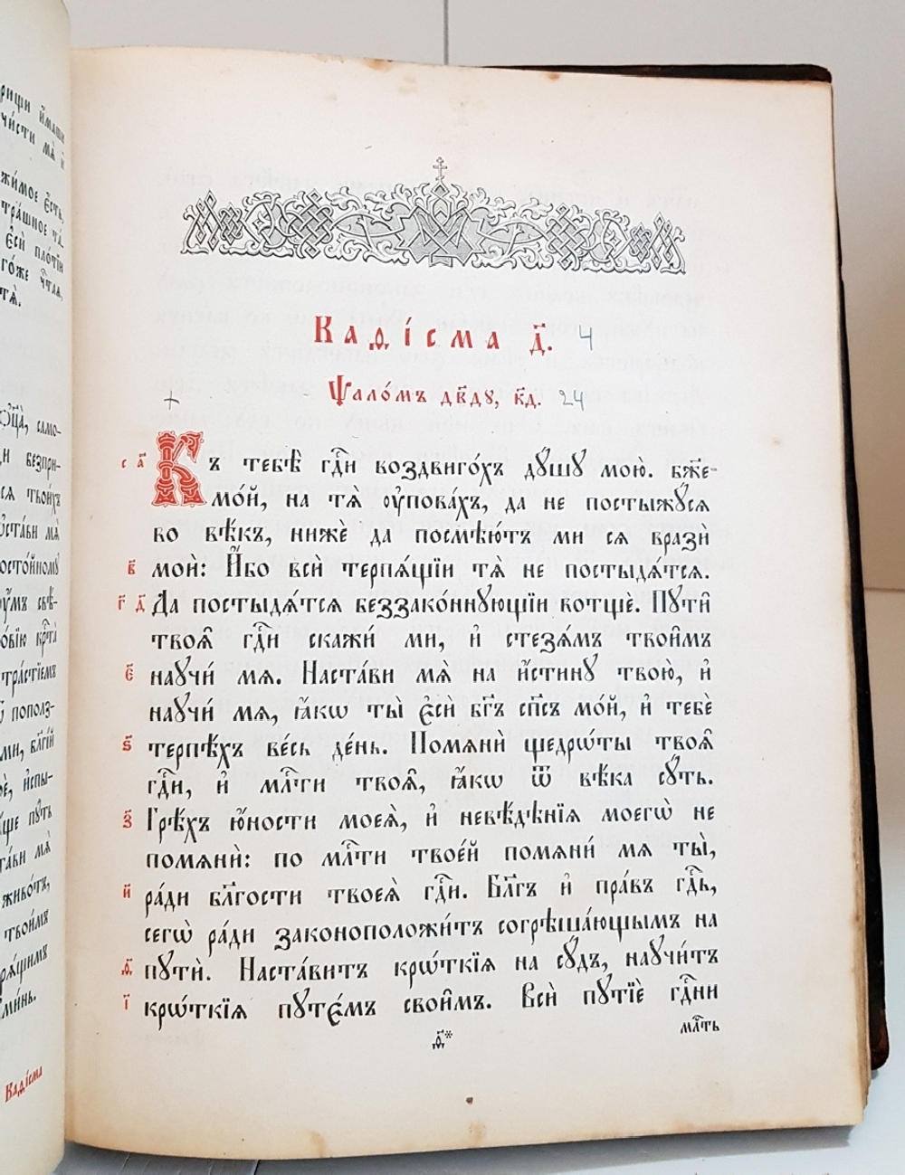 "Псалтырь". 1904г.
