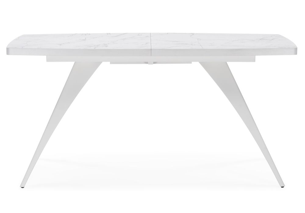 Деревянный стол Лардж 160(200)х90х76 monte belo / белый