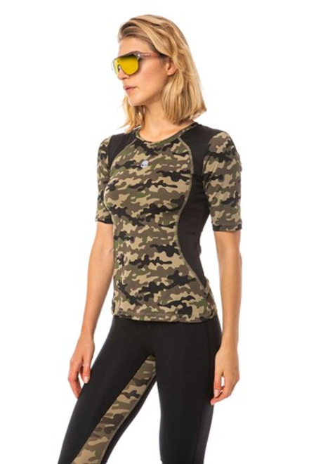 Женская теннисная футболка Hydrogen Printed Second Skin Tee Woman