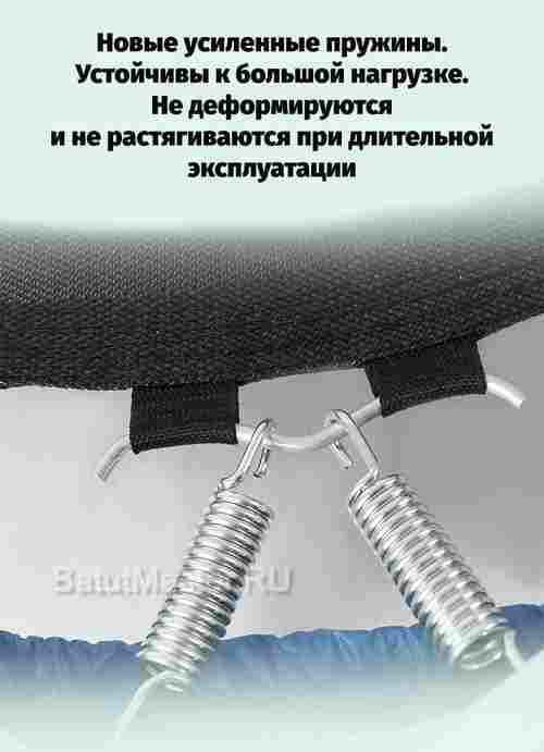 Каркасный батут, диаметр 4 фт, черно-зеленый B-15733