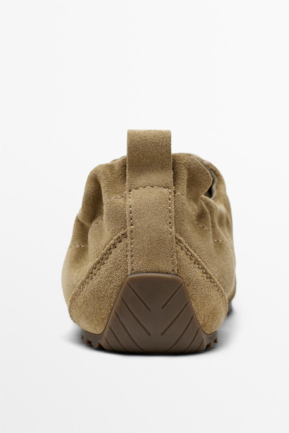 Massimo Dutti Кроссовки из мягкой кожи, верблюжий