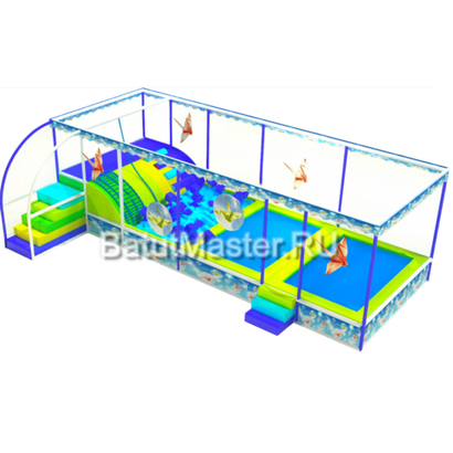 Батутная арена "Журавлики оригами" 8x3,5x3 м