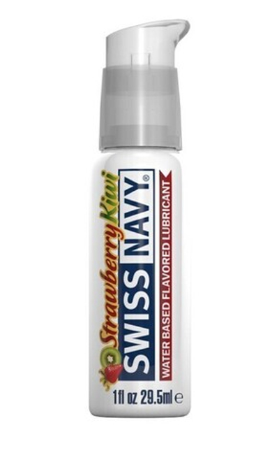 Лубрикант со вкусом клубники и киви Strawberry Kiwi Flavored Lubricant 1oz/30ml (Цвет: прозрачный)