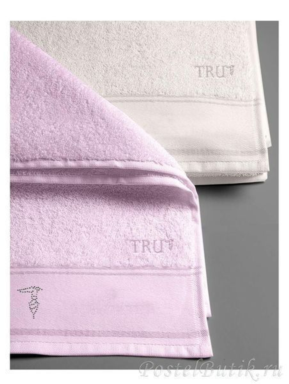 Набор полотенец 2 шт Trussardi Luxor белый