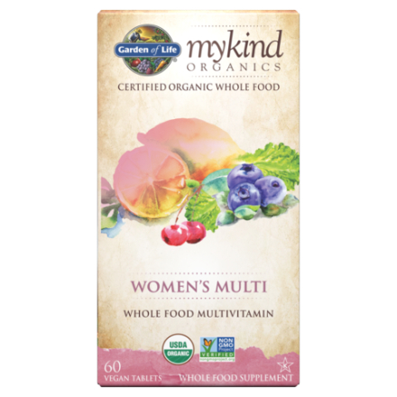 Garden of Life, Мультивитамины для женщин, mykind Organics Women's Multi Tablet, 60 вегетарианских таблеток