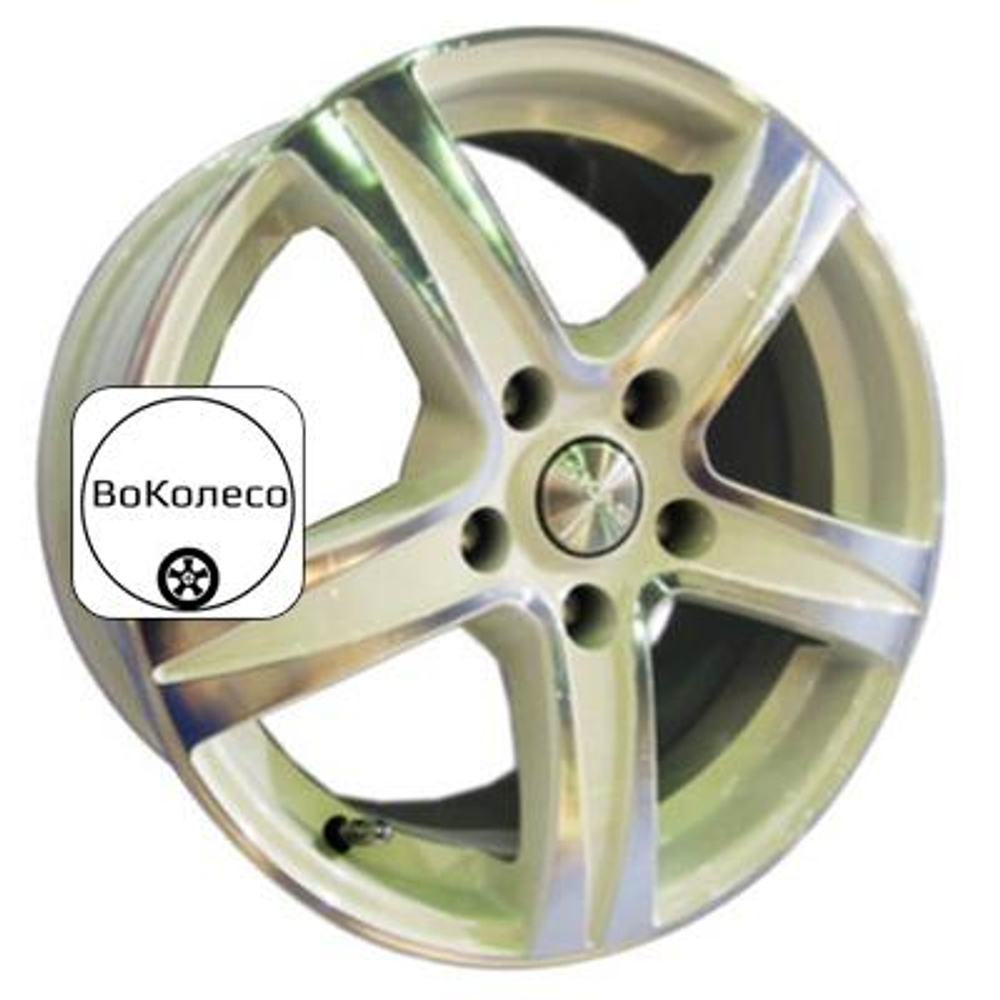6,5x15/5x112 ET43 D57,1 Sakura (КЛ146) Алмаз белый СКАД