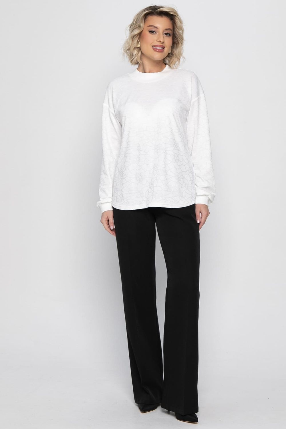 Джемпер Безмятежность (белый) Б14934-3М LT Collection