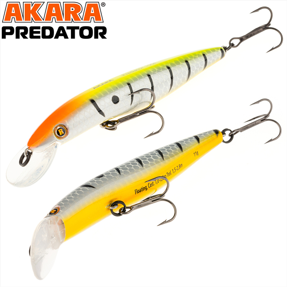 Воблер Akara Predator 85F 8 гр. (2/7 oz 3,4 in) A6