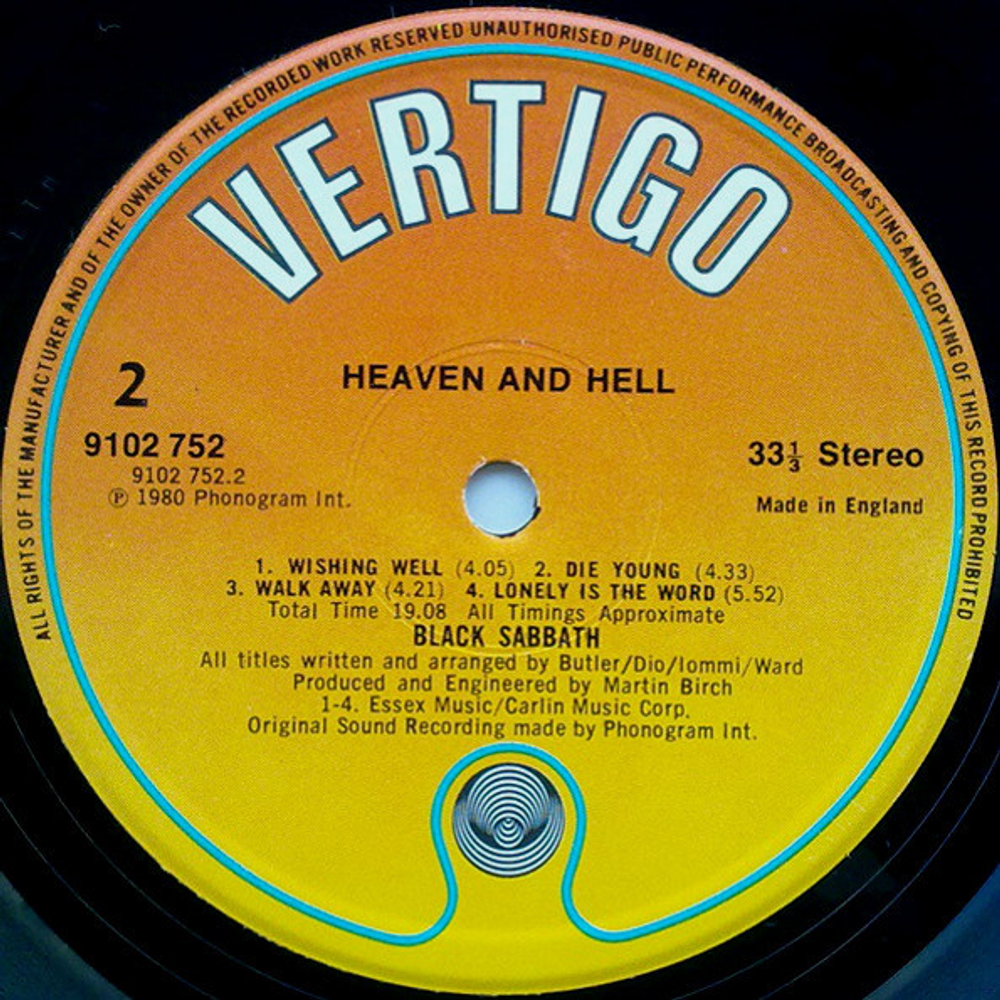 Black Sabbath / Heaven And Hell (LP)