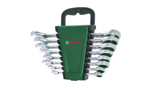 Набор комбинированных ключей с трещоткой 8 шт. BOSCH 1600A027PS
