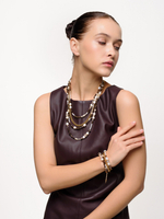 Браслет "Hematitte Pearl Marriot" Gold