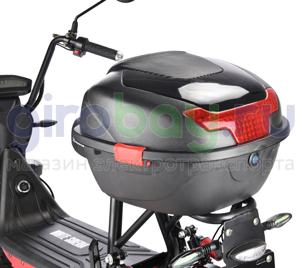 Электроскутер WHITE SIBERIA MINI R 1200w 2.0 - Черный фото 15 фото №17