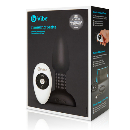 b-Vibe Rimming Petite - Анальная пробка с риммингом 