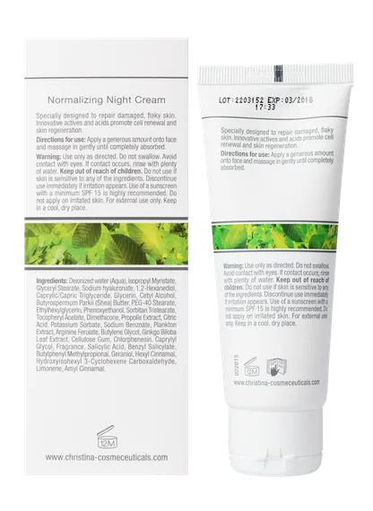 Нормализующий ночной крем