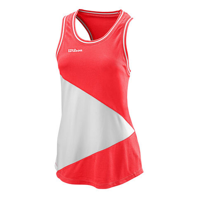 Женская теннисная майка Wilson Team II Tank Top Women - Coral, White