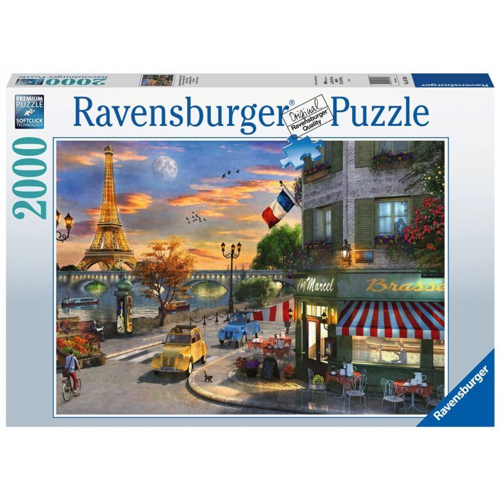 Ravensburger - Пазл Закат в Париже 2000 деталей. 167166