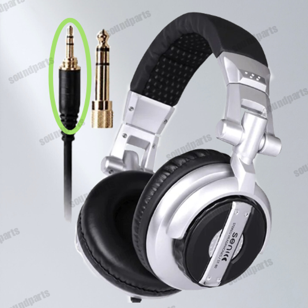 Mini Jack 3,5 mm с наружной резьбой (Черный)