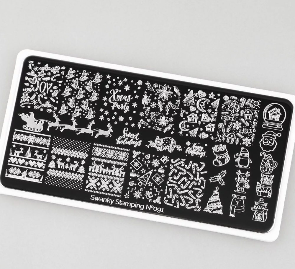 Swanky Stamping Пластина для стемпинга 091