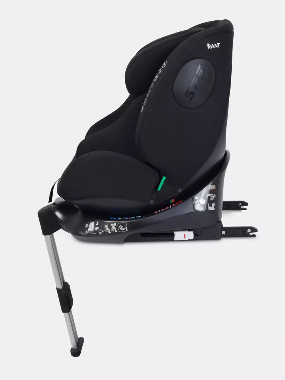 Автокресло детское Rant Altera Isofix I-Size группа 0/1/2/3 (0-36 ) Black