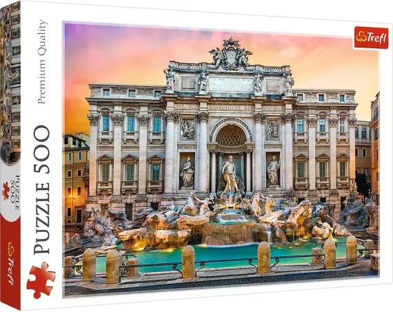 Puzzle - &quot;500&quot; - Fontanna di Trevi, Rome / 500 px