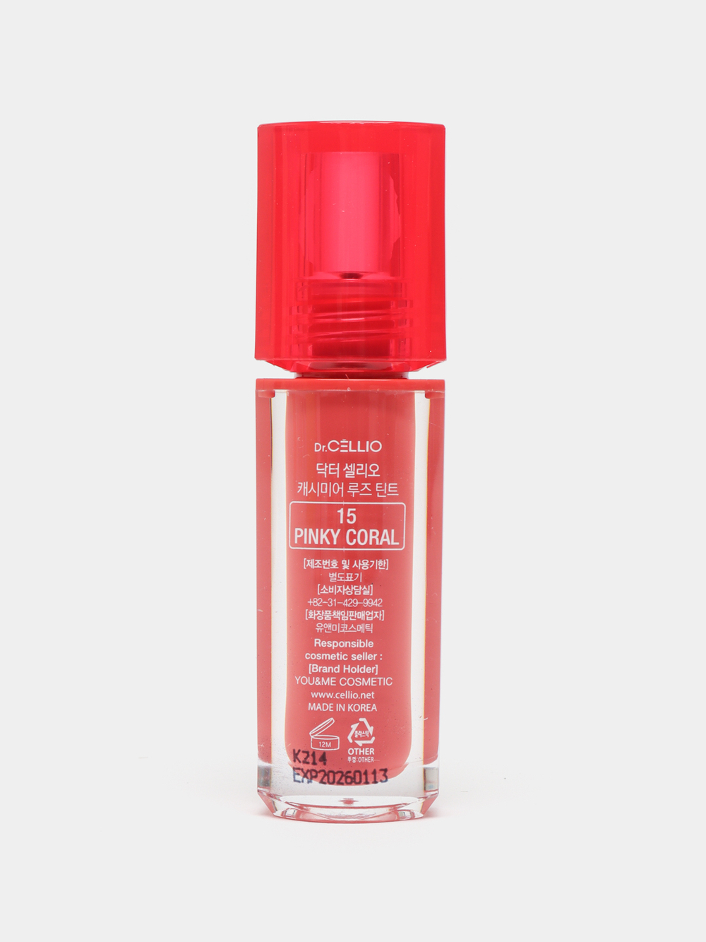 DR.CELLIO ТИНТ ДЛЯ ГУБ CASHMERE ROUGE TINT 3.5G 15