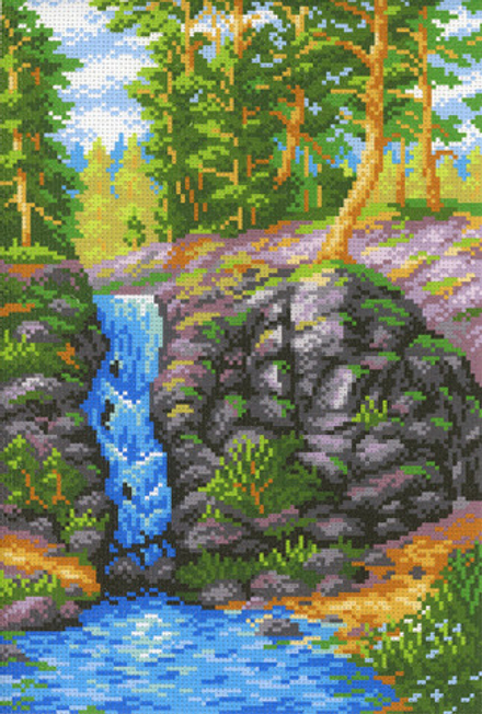 Канва с рисунком  "М.П.Студия" №2, 30 см х 40 см