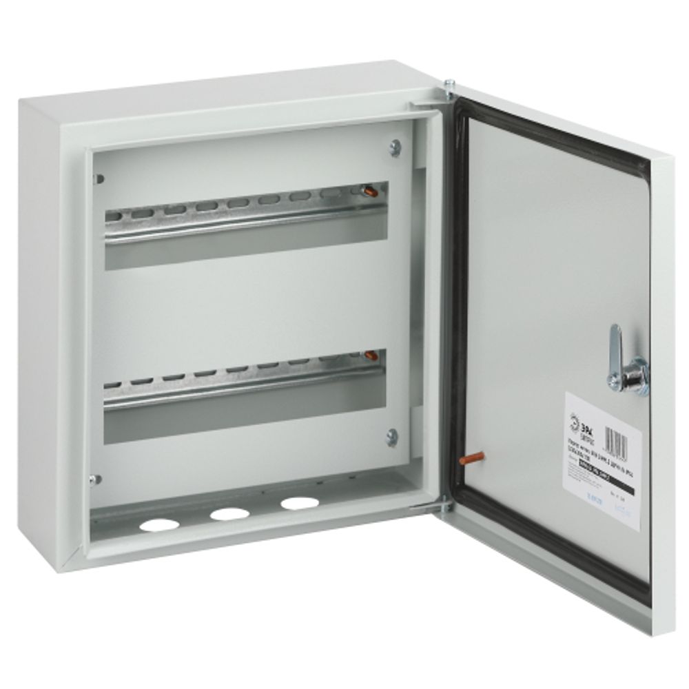 Корпус металлический навесной ЭРА SIMPLE ЩРНг-24 (330х300х120) IP54 У2 серый | Корпуса металлические модульные