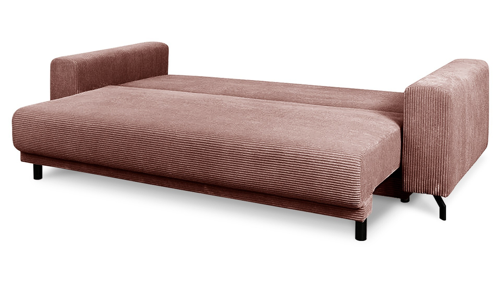 Диван Сенлин Лайт Cilium Coral 252*103*90 см, Розовый Вельвет Еврокнижка Фиеста