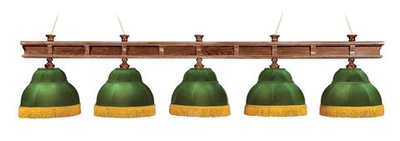 Лампа "Президент" 5 плафона - ясень